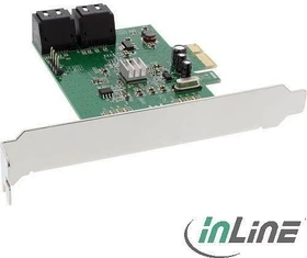 InLine SATA-Controller, 4x SATA, PCIe 2.0 x1 (76617E)