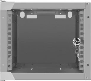 Lanberg WF10 Series 10" Rack Wandschrank 4HE, hängend, Flatpack, Glastür, IP20, RAL 7035, 310mm tief