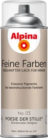 Alpina Farben Feine Farben Sprühlack No. 03 Poesie der Stille innen hellgrau edelmatt, 400ml