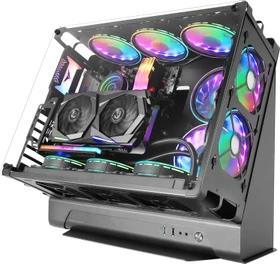 Mars Gaming MCB Black, Glasfenster
