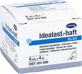 Hartmann Idealast-haft Color Idealbinde blau, 4cm x 4m, 1 Stück