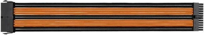 Thermaltake TtMod Sleeve Cable Verlängerung 30cm, schwarz/orange