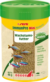 sera ImmunPro Mini Nature, probiotisches Wachstumsfutter für Zierfische, 48g, 100ml