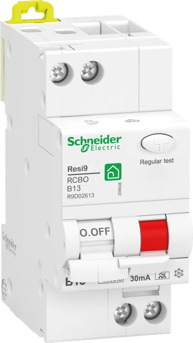Schneider Electric FI/LS-Schalter Resi9 1P+N, 13A, B-Char., 30mA, Typ A, 10kA