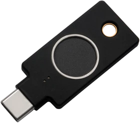 Yubico YubiKey C Bio FIDO Edition, Fingerprint Reader, schwarz