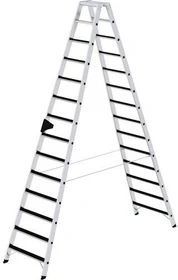 Günzburger Steigtechnik clip-step Alu 2-tlg. Stehleiter, 2x 14 Stufen