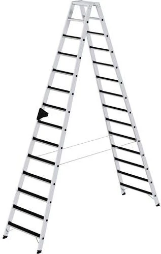 Günzburger Steigtechnik clip-step Alu 2-tlg. Stehleiter, 2x 14 Stufen