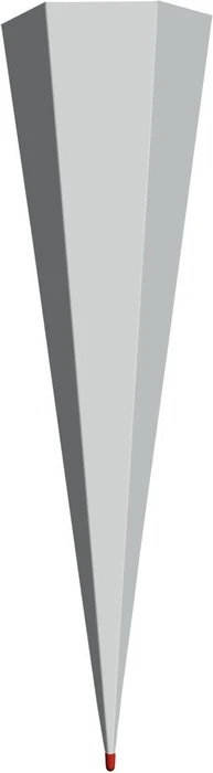 Roth Schultüten Rohling 85cm grau