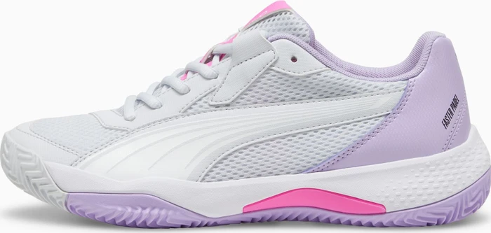 Puma Nova Court silver mist/puma white/vivid violet (Damen)