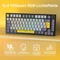 Ajazz AK820, Grey, LEDs RGB, hot-swap, Ajazz Moon, USB, DE Vorschaubild