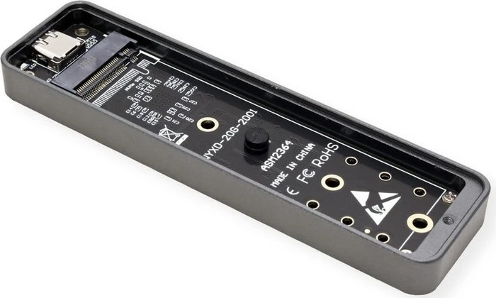Roline / Secomp Value Festplattengehäuse für M.2 NVMe SSD, USB-C 3.2