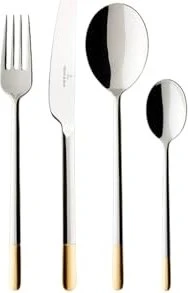 Villeroy & Boch Ella Besteck-Set teilvergoldet, 24-tlg.