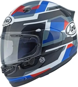 Arai Quantic Abstract blau/schwarz/weiß/rot