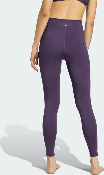 adidas All Me Essentials Full-Length Hose lang aurora plum (Damen)