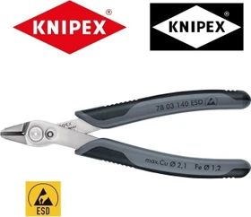 Knipex Electronic Super Knips Elektronik-Seitenschneider, 14cm