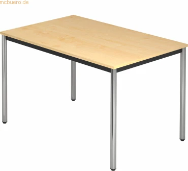 Hammerbacher Meeting D-Serie DR12/3/C Konferenztisch 120x80cm Ahorn/chrom