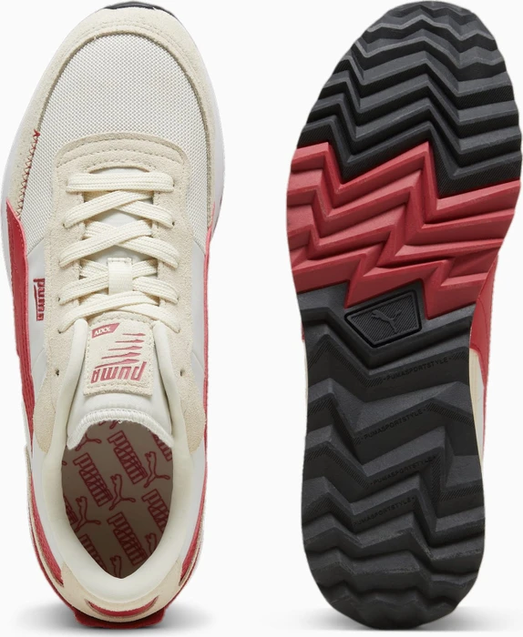 Puma Road Rider Suede vapor gray/club red