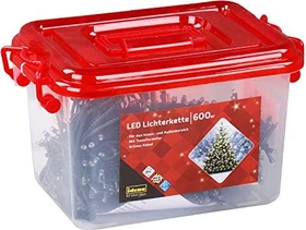 Idena Lichterkette LED 600x warmweiß