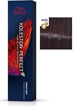 Wella Koleston Perfect Me+ Vibrant Reds Haarfarbe 44/65 mittelbraun intensiv violett-mahagoni, 60ml