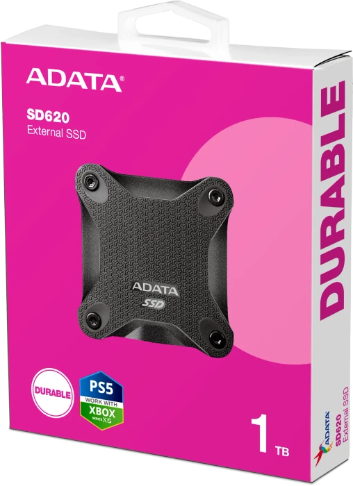 ADATA SD620, schwarz, 1TB, USB 3.0 Micro-B