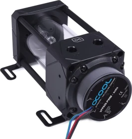 Alphacool Eisbecher Aurora D5 150mm Acetal/Glas inkl. Pumpe VPP655