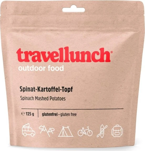 travellunch Spinat Kartoffel Topf Doppelportion 417kcal