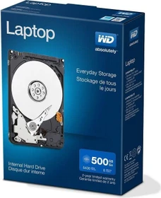 Western Digital WD Laptop Everyday 500GB, 512e / 2.5" / SATA 3Gb/s, retail