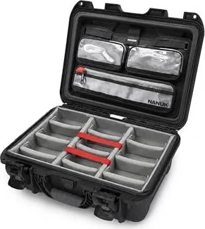 Nanuk 920 Schutzkoffer mit Trennwand + Deckel Organizer schwarz