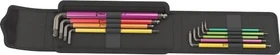 Wera Bicycle Set 4 Multicolour Winkelschlüsselsatz inkl. Tasche, 9-tlg.