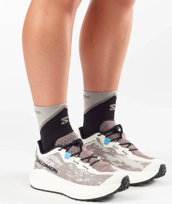 Salomon Aero Glide 4 GRVL vanilla ice/knockout pink/black (Damen)