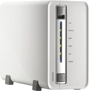 QNAP Turbo Station TS-212, 256MB RAM, 1x RJ-45 1000Base-T, 3x USB-A 2.0
