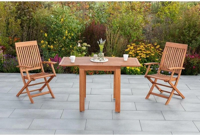 Merxx Comodoro Gartenmöbel-Set eukalyptus, 3-tlg.