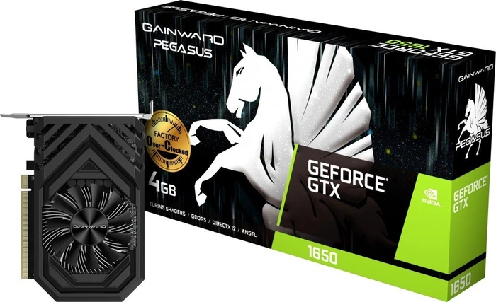 Gainward GeForce GTX 1650 Pegasus OC, 4GB GDDR5, HDMI, 2x DP