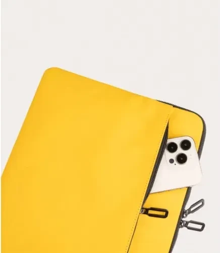 Tucano Gommo Notebooktasche Sleeve mit Vorderfach 13-14" gelb
