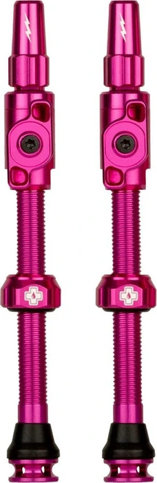 Muc-Off Big Bore Lite Tubeless-Ventil 60mm pink