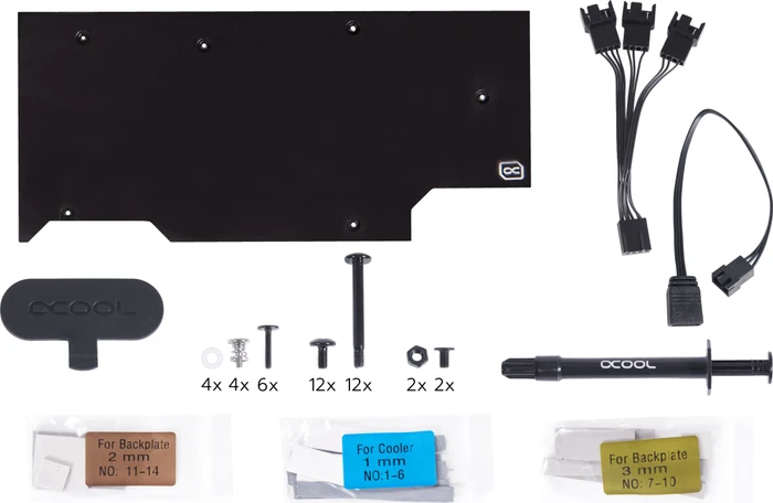 Alphacool Eiswolf 2 AiO 360mm RTX 3090/3080 Aorus Master/Xtreme mit Backplate