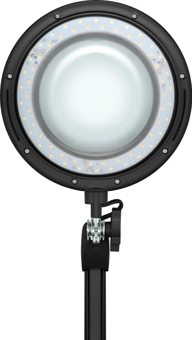 Wentronic Goobay LED-Klemm-Lupenleuchte, 10W, 1.75x, 3 Dioptrien schwarz