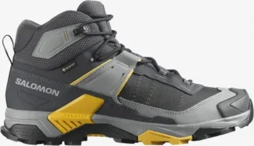 Salomon X Ultra 5 Mid GTX asphalt/monument/spicy mustard (Herren)