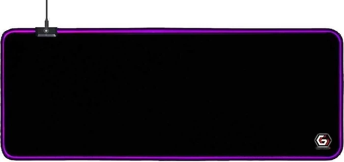Gembird MP-GAMELED-L, LED Gaming Mauspad, 800x300mm, schwarz