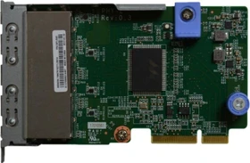 Lenovo ThinkSystem 1Gb 4-port RJ45 LOM LAN-Adapter, 4x RJ-45, PCIe 3.0 x8 (7ZT7A00545)
