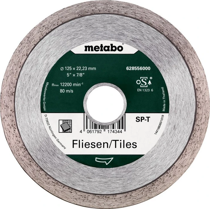 Metabo Professional SP-T Diamanttrennscheibe, 125x1.5x22.23mm, 1 Stück