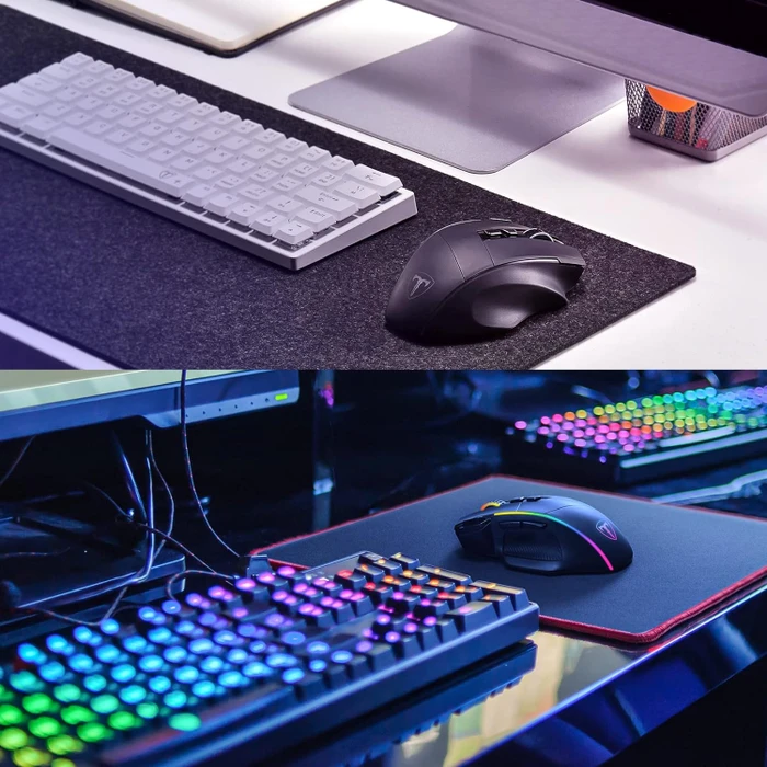 RisoPhy Wireless Gaming Mouse, schwarz, USB/Bluetooth