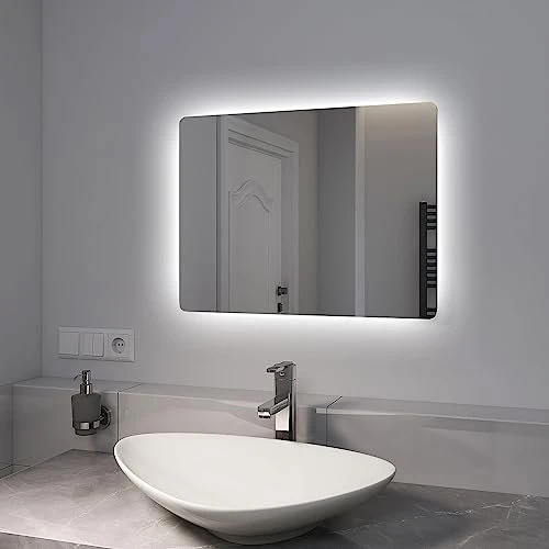 Emke LM09 LED-Badspiegel nicht dimmbar 45x60x3.6cm
