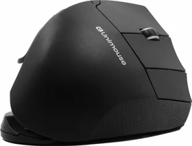 Contour Design UniMouse Vertikale Maus, schwarz matt, Rechtshänder, USB (CDUMBK21001)