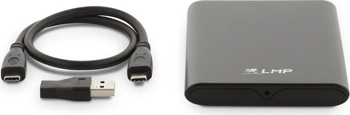 LMP DataMobile Festplattengehäuse, schwarz, 2.5", USB-C 3.1