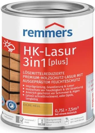 Remmers HK-Lasur 3in1 eiche hell, 750ml