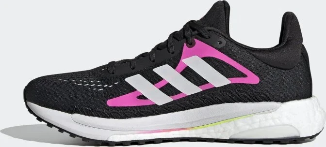adidas Solar Glide core black/cloud white/screaming pink (Damen)