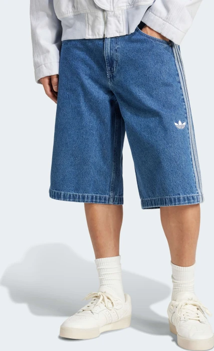 adidas Adicolor Denim Firebird Shorts Jeans medium blue denim (Herren)