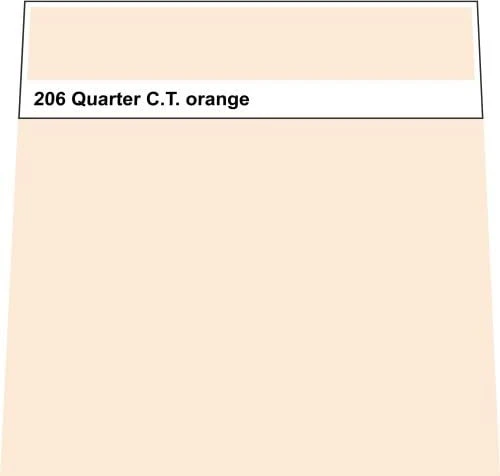 LEE Filters 206 Quarter C.T. Orange (Verschiedene Formate)