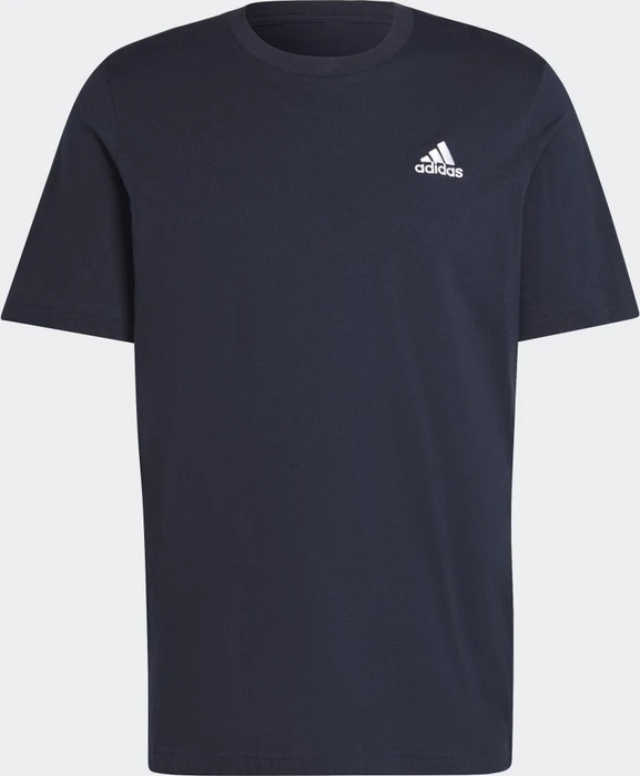 adidas Essentials Single Jersey Embroidered Small Logo T-Shirt kurzarm legend ink (Herren)